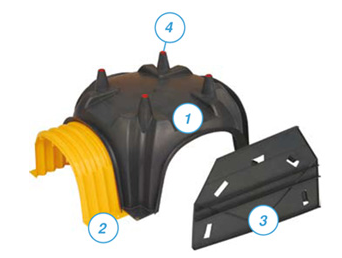 Biomodulo Accessories - Geoplast - sustainable construction solutions by Geoplast