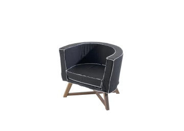 Gray Armchair by Gervasoni