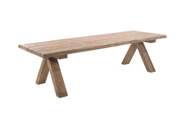 Longford recycled teak table 300 x 100 by Gescova