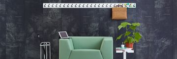 1x6 coat rack by Gispen