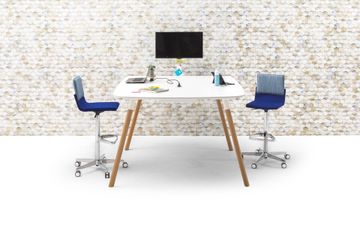 TEAM Wood high table by Gispen - view 2