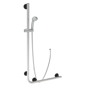 Saliscendi Doccia di sostegno cm. 60X120 – Leonardo Inox by Goman