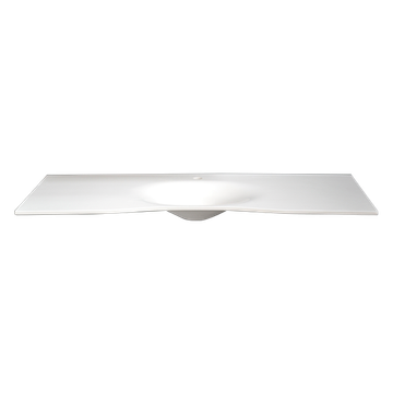 Lavabo Flat122 Centro Bianco con Staffa by Goman
