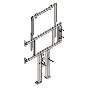 Supporto per WC Sospeso e Barra Ribaltabile Dx/Sx e Cassetta Universale per Pareti in Cartongesso by Goman