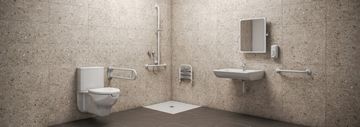 WC serie alto 3° età per bagni disabili e anziani by Goman