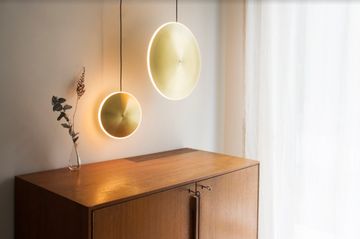 Dish10v Pendant Brass by Graypants - view 6