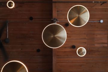 Dish10v Pendant Brass by Graypants - view 4