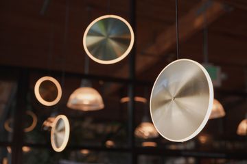 Dish10v Pendant Brass by Graypants - view 5
