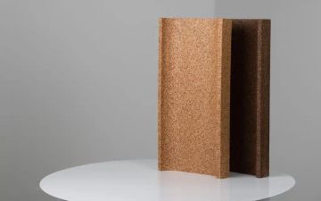 Custom acoustic cork walls — Belgium by GREENMOOD