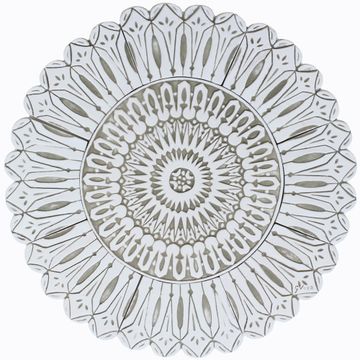 Ceramic wall mural beige moroccan cutout [52cm/20.4"] by G Vega