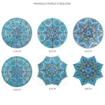 Handmade tile ceramic mural Moroccan #3 by G Vega - view 2