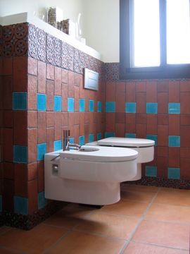 Handmade tiles bathroom Dama #3 by G Vega