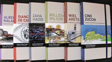 HABIMAT - Il block notes degli architetti: Moleskine serie Inspiration And Process In Architecture by HABIMAT