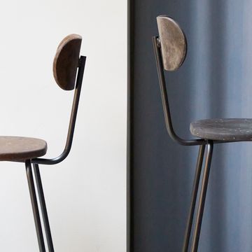 Earth Stool with Backrest by Mater by Haworth - view 2