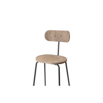 Earth Stool with Backrest by Mater by Haworth - view 4