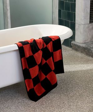 Check Bath Towel by Hay