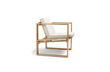 BK11 Lounge Chair Untreated Teak by Heal's - view 2