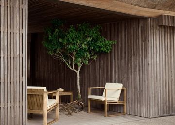 BK11 Lounge Chair Untreated Teak by Heal's - view 3