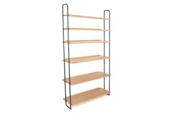 Brunel Lean To Wide Shelves With Metal Struts by Heal's - view 2