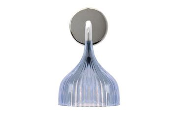 E' Wall Light Transparent Blue by Heal's - view 2