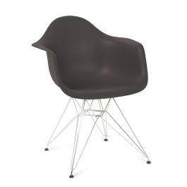 Eames DAR Armchair New Height Basalt Chrome Legs by Heal's