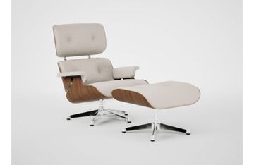 Eames Lounge Chair & Ottoman Contemporary Dimensions by Heal's - view 2