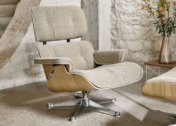 Eames Lounge Chair & Ottoman Contemporary Dimensions by Heal's - view 3