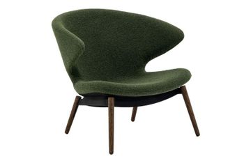 Ella Lounge Chair in Walnut and Boucle Moss by Heal's - view 2