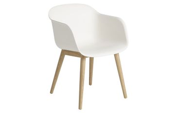 Fiber Armchair Wood Base by Heal's - view 2