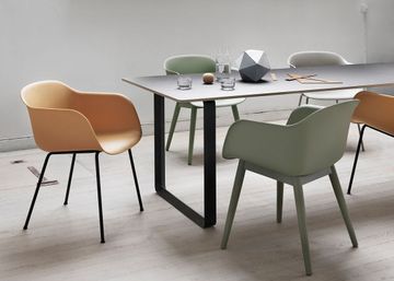 Fiber Armchair Wood Base by Heal's - view 3