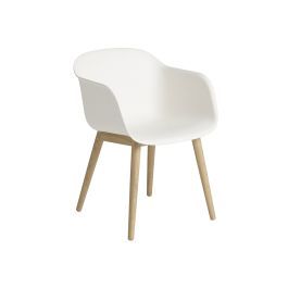 Fiber Armchair Wood Base by Heal's