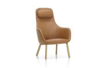 HAL Lounge Chair, Cognac Leather Oak Legs by Heal's - view 2