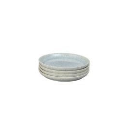 Halo Speckle Set of 4 Medium Coupe Plates by Heal's