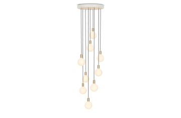Large White Canopy With 9 Pendants and 9 Sphere IV Bulbs by Heal's - view 2