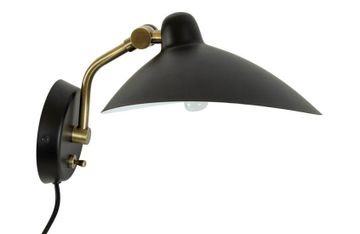 Milton Wall Lamp Black by Heal's - view 2