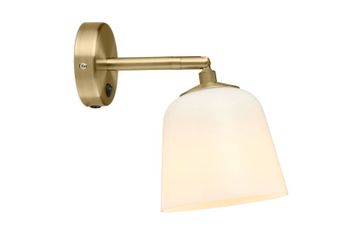 Room 49 Wall Light Opal Antique Brass by Heal's - view 2