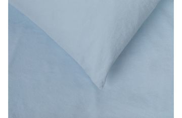 Washed Cotton Bed Linen Sky Blue by Heal's - view 2