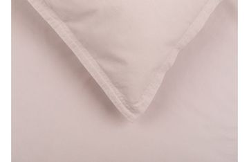 Washed Cotton Soft Blush Fitted Sheet Super King by Heal's - view 2