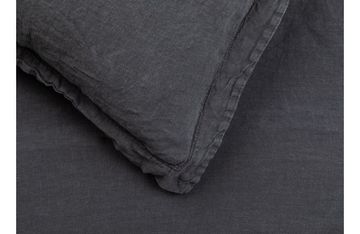 Washed Linen Charcoal Bed Linen by Heal's - view 2