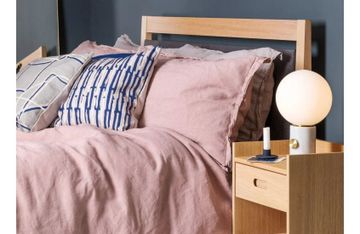 Washed Linen Dusky Pink Bed Linen by Heal's - view 2