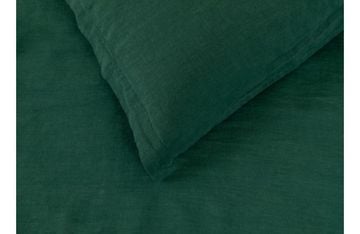 Washed Linen Forest Green Bed Linen by Heal's - view 2