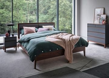 Washed Linen Forest Green Bed Linen by Heal's - view 3