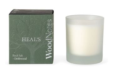 Woodnotes Rock Salt & Driftwood Scented Glass Candle by Heal's - view 3