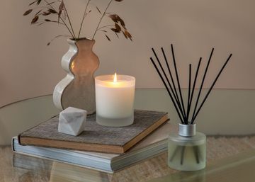 Woodnotes Rock Salt & Driftwood Scented Glass Candle by Heal's - view 4
