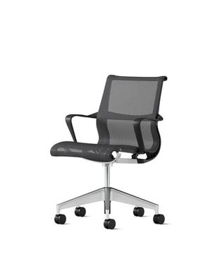 Setu Graphite/Graphite Office Chair by Herman Miller