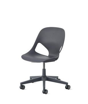 Zeph Carbon Armless Chair by Herman Miller - view 2