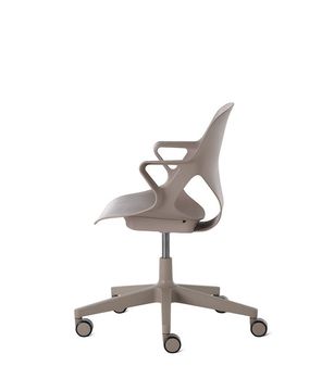 Zeph Cocoa/Cocoa Fixed Arms Chair by Herman Miller - view 5