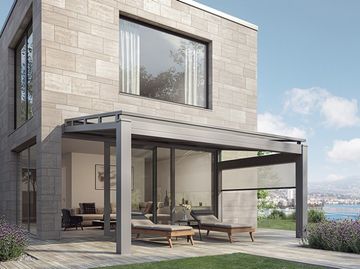 Copertura per terrazzi in alluminio » Made in Germany by Heroal