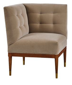 Laurent Banquette Corner Chair by Hickory Chair