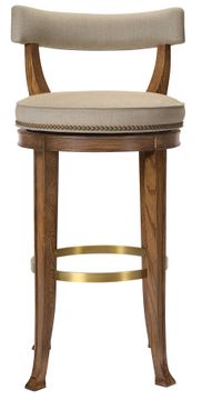 Newbury Swivel Bar Stool by Hickory Chair